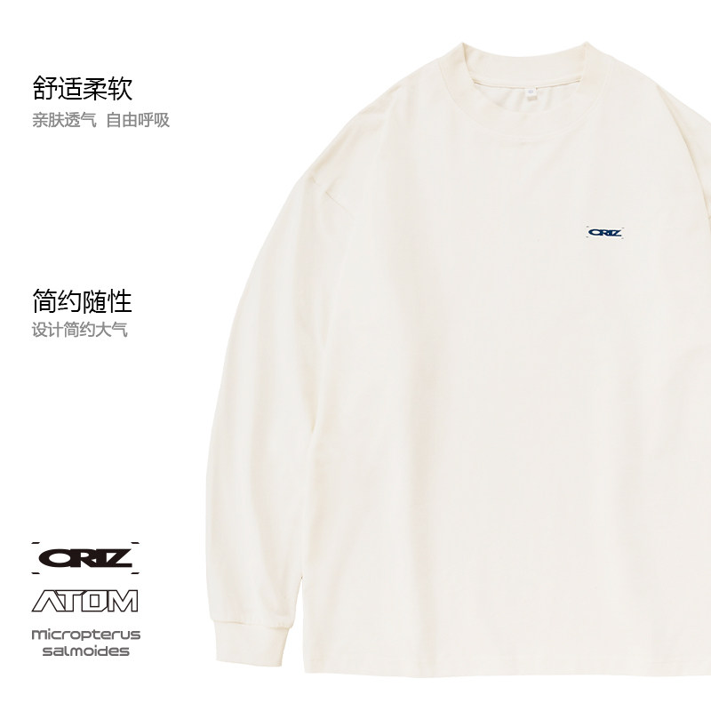 ORIZ休闲户外路亚长袖蓝色鲈鱼T