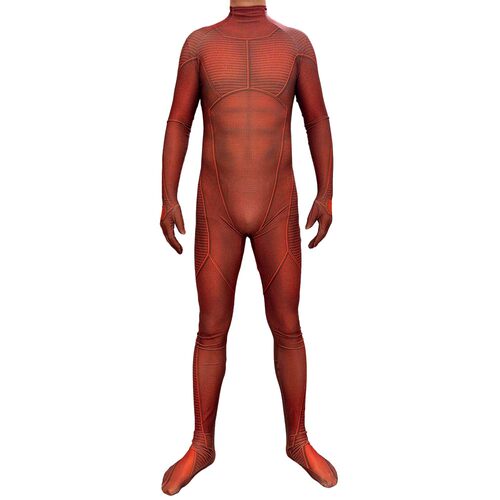 成人男款漫画猩红蜘蛛连体紧身衣Spiderman Cosplay角色扮演服