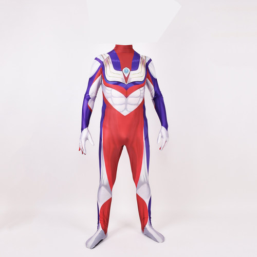 动漫成人儿童扮演咸蛋超人迪迦凹凸曼连体紧身衣宇宙英雄Cosplay