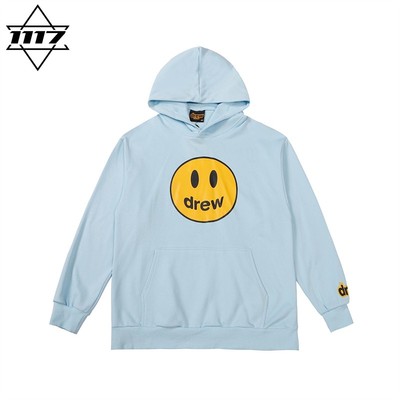 市面最顶版drew连帽卫衣笑脸帽衫