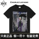 T恤tee Luciano小丑cl暗黑童话男女情侣潮牌半袖 短袖 Charlie