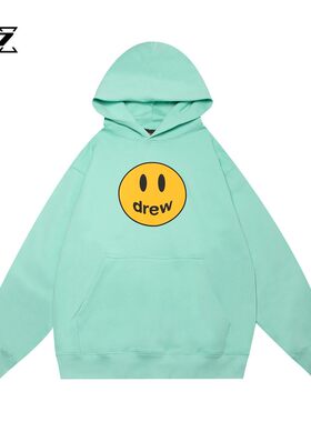 市面最顶版drew连帽卫衣笑脸帽衫
