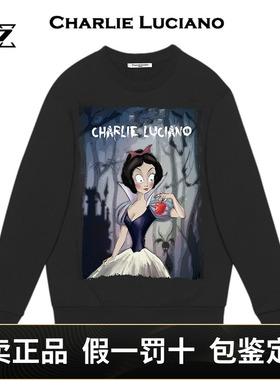Charlie Luciano白雪公主cl暗黑童话男女情侣潮牌圆领卫衣帽衫