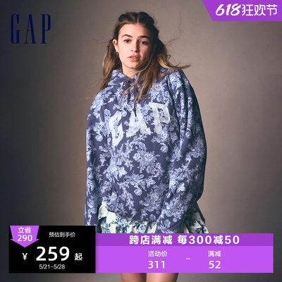 Gap男装秋季2023新款宽松卫衣