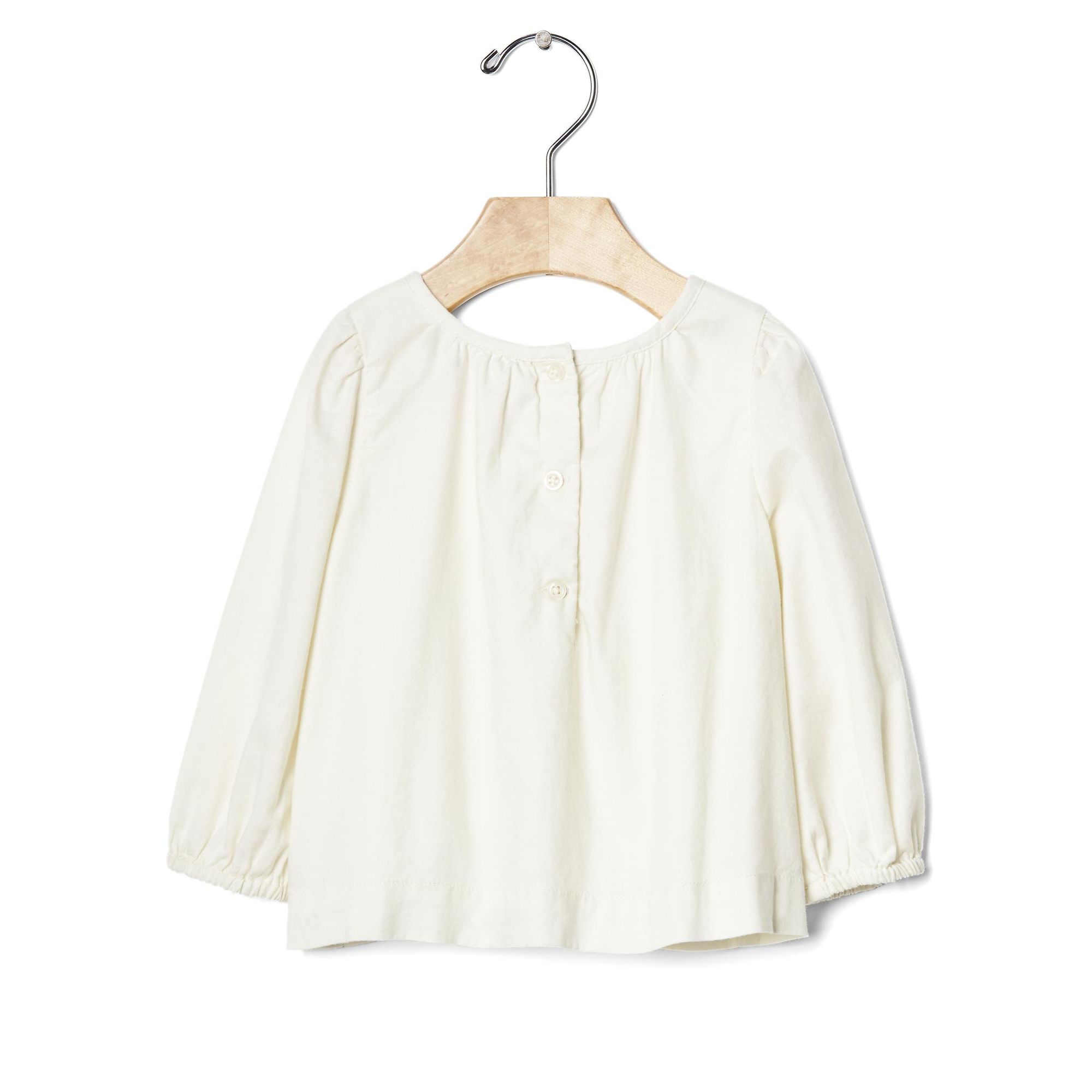 Chemise fille à manche longue en coton - Ref 2085845 Image 3