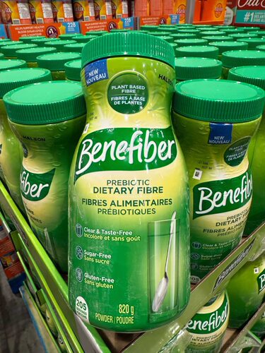 温哥华直邮BENEFIBER水溶性膳食纤维粉无味无糖代餐粉820g