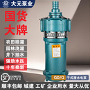 大元 Q型农用潜水泵家用220V井用灌溉大流量高扬程多级水泵380v