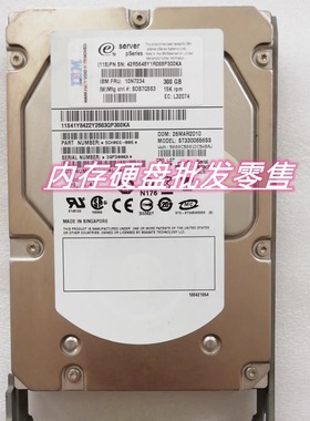 IBM 3648 10N7207 10N7208 300G 15K SAS 3.5 10N7234 42R5648
