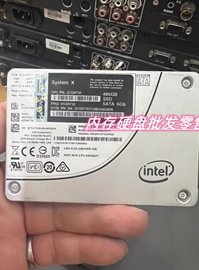 联想01GR732 01GR731 01GR735 480GB SATA SSD 2.5 X3650 M5硬盘
