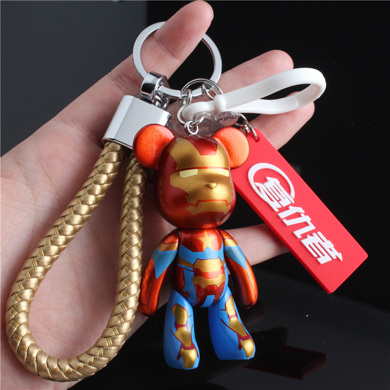 潮流软胶popobe复仇者钥匙扣挂件