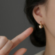 925银珍珠耳环轻奢高级感2026新爆款 巷南 小众设计女耳钉耳饰
