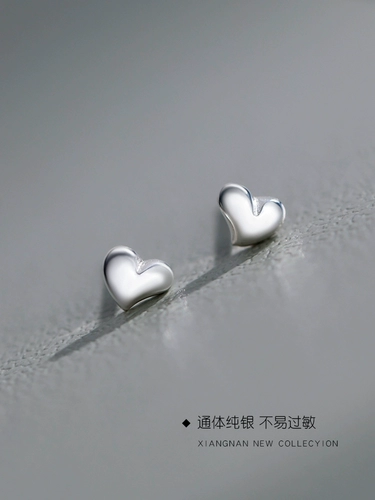 Небольшие серьги, серебро 999 пробы, изысканный стиль