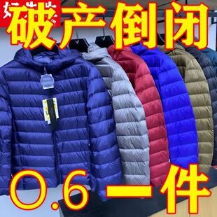 棉服中年爸爸冬装 男士 轻薄短款 新款 棉衣外套 羽绒棉服2025秋冬季