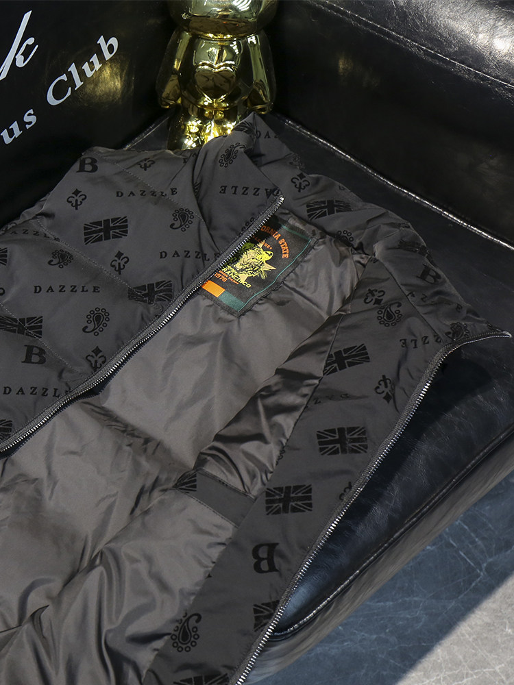 유럽의 하이 엔드 트렌디 브랜드 겨울 다운 조끼 남자 2022 새로운 따뜻한 조끼 조끼 패션 자켓 남성용