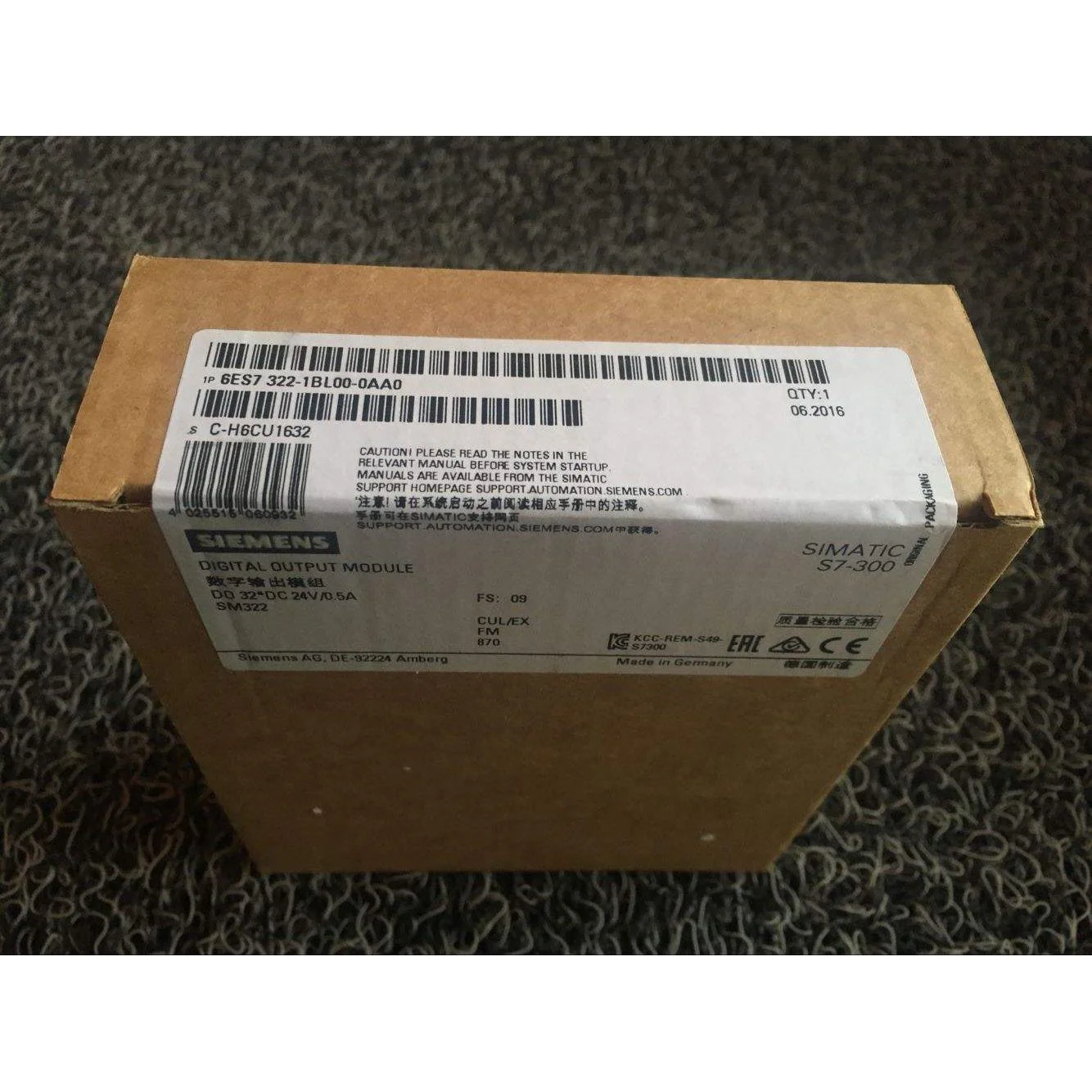 非实价议价议价IP 6ES7 322-1BL00-4AA1现货库存带连接器6ES73221