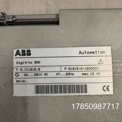 议价ABB控制器Digitric 500 F6.101816.8?P61615-0-1200000议价