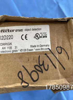 议价德国ifm物体识别感测器O2D220 02DIRPKG/K接近开关光电开关议