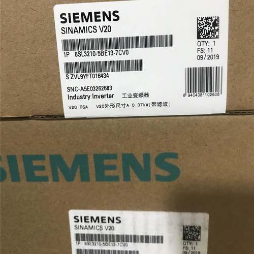 非实价议价议价6SL3210-5BE13-7CV0 V20 3AC 380V变频器6SL32105B