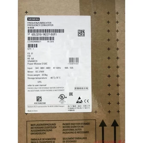 非实价议价议价SINAMICS G120C标称功率37kW千瓦未过滤6SL3210-1K