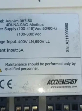 非实价议价议价二手爱博精电ACCUENERGY，Acuvim387一50非实价议