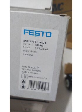 议价商品勿拍JMDH-5/2-D-1-M12-C费斯托532687费斯托议价商品勿拍
