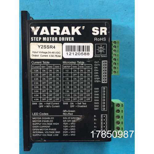 议价信浓YARAK二相步进驱动器Y2SSR4，功能完好，议价议价