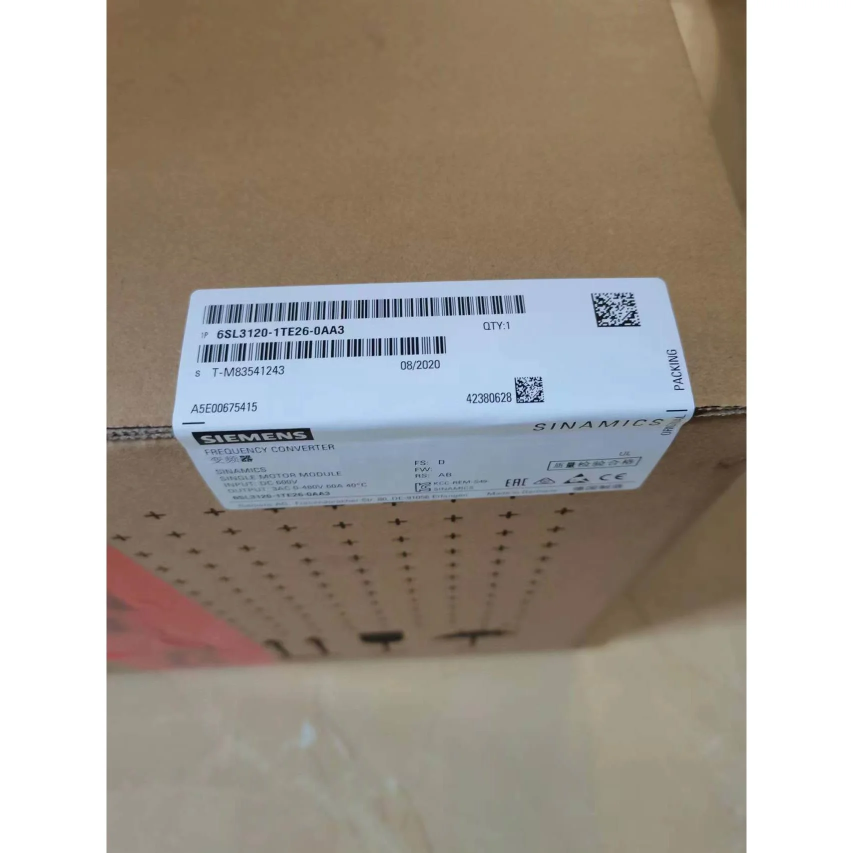 非实价议价议价全新S120驱动器6SL3120-1TE22-23-24-4AC0-4AD0-0A