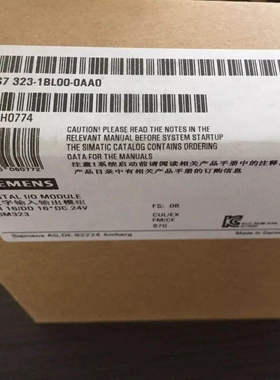 非实价议价议价6ES7323-1BL00-0AA0/OAAO S7-300数字输出SM323模
