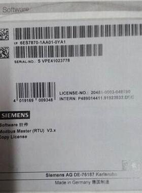 非实价议价议价6ES7870-1AA01-0YA0S7-300CP341硬件狗6ES7 870-1A