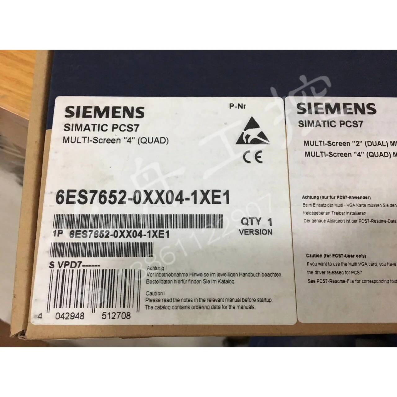 非实价议价议价6ES7652-0XX04-1XE1全新原装未拆封PCS7安装软件6E
