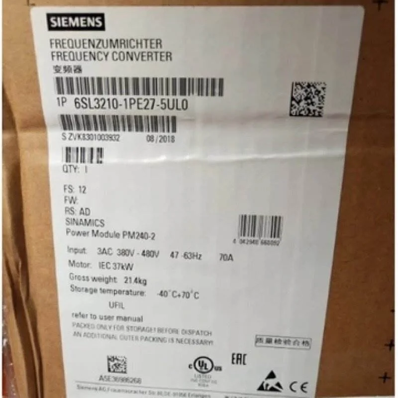 非实价议价议价6SL3210-1PE27-5UL0/5ULOG120变频器37KW PM240-2
