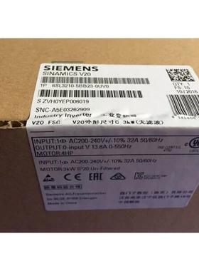 非实价议价议价1AC 220V变频器3KW 6SL3210-5BB23-0UV0/OUVO非实