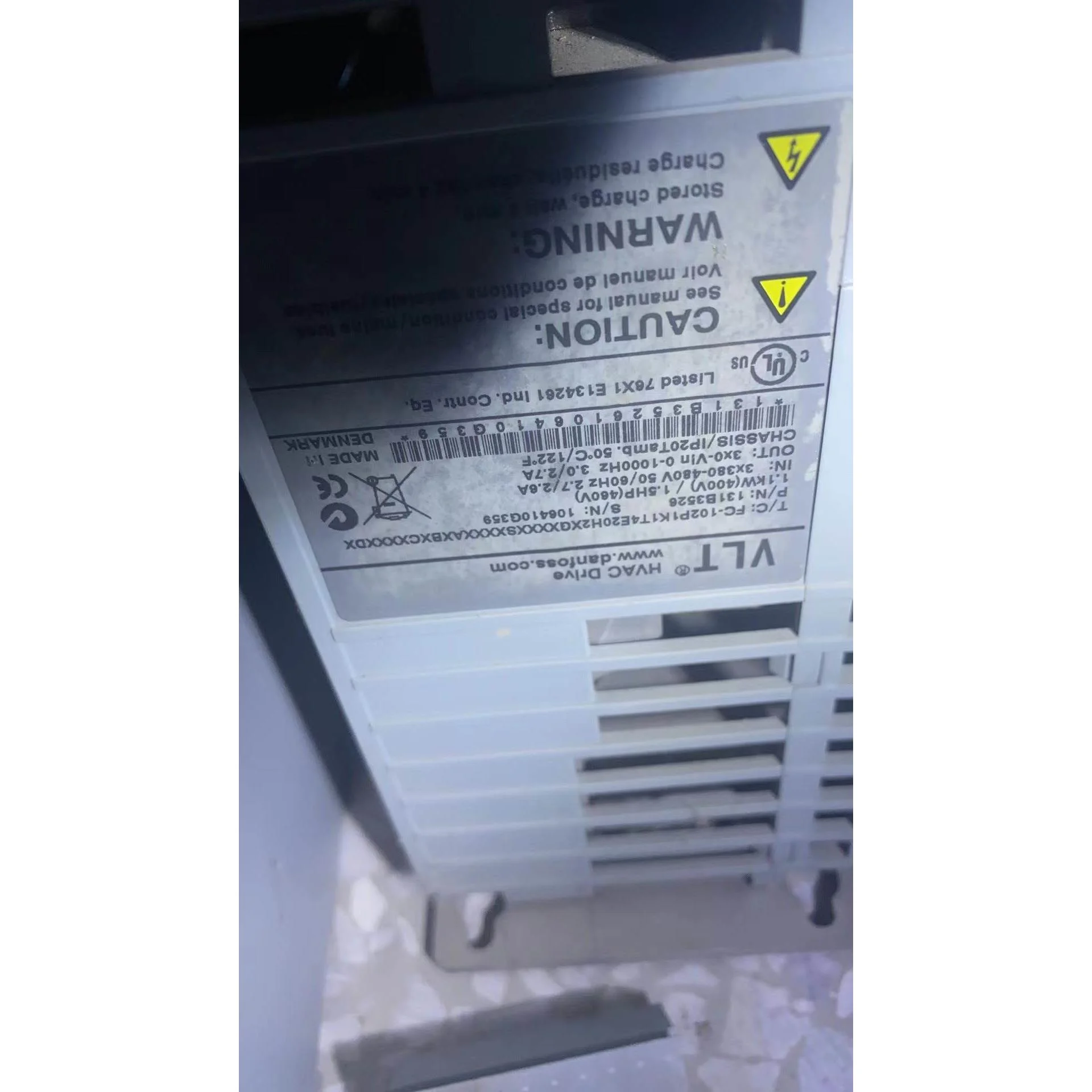 非实价议价议价FC-102P1K1T4E20H2XG丹佛斯变频器原装拆机包好议
