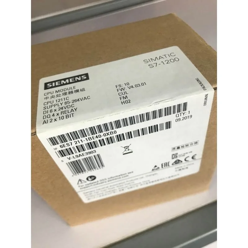 非实价议价议价S7-1200 CPU1211C AC/DC/继电器6ES7211-1BE40-0XB