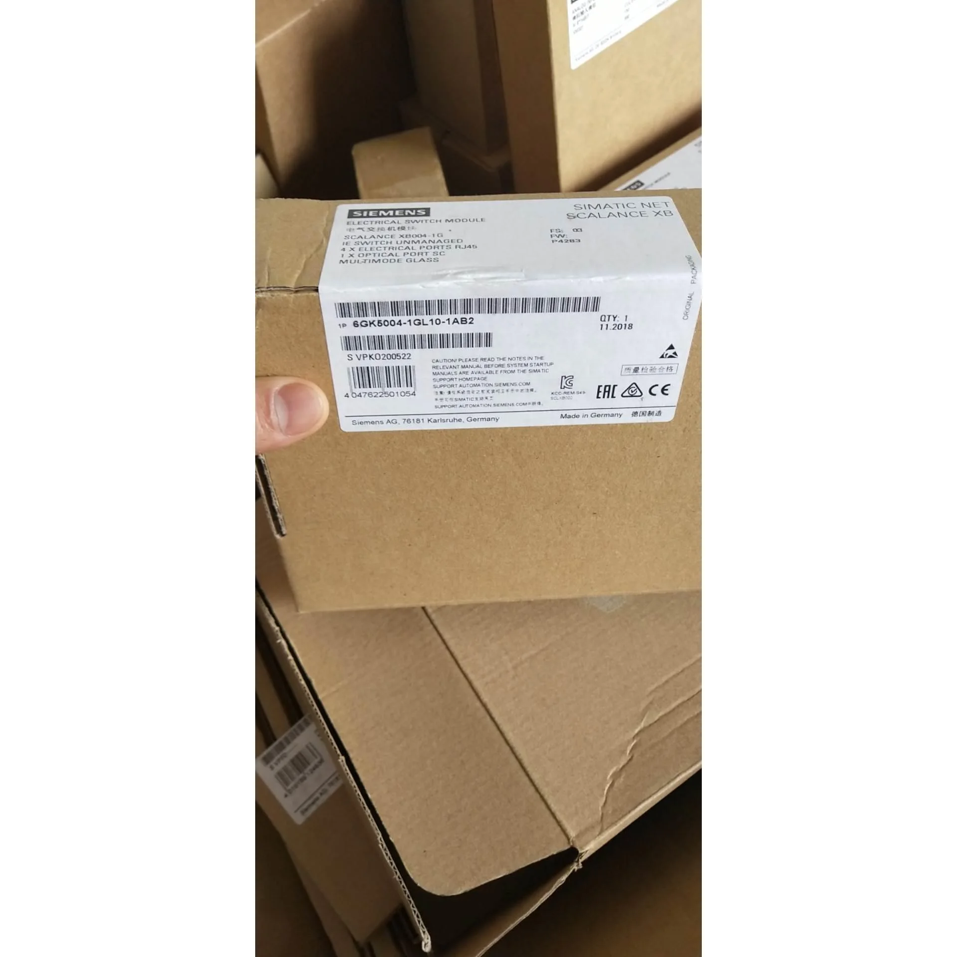 非实价议价议价原装6GK5004-1GL10-1AB2XB004-1G非网管型工业以太