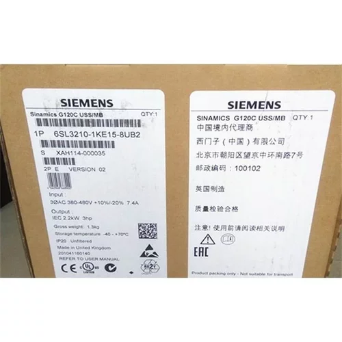 非实价议价议价6SL32101KE158UB2G120C变频器2.2kW功率6SL3210-1K