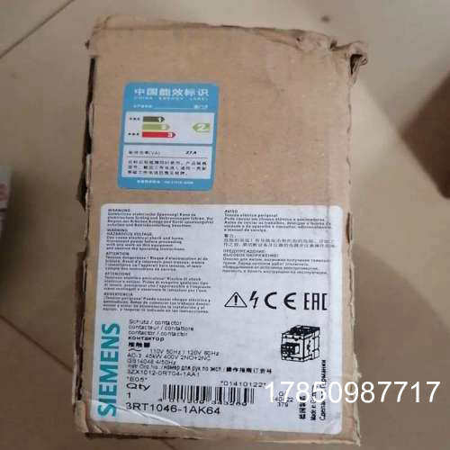 议价接触器 3RT1046-1AK64  AC110V议价