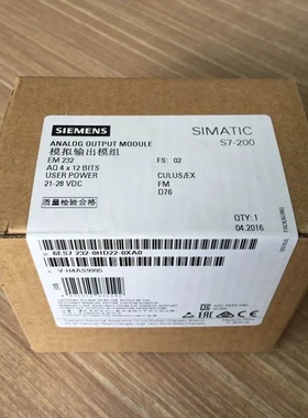 非实价议价议价6ES7232-0HD22-0XA0S7-200 EM232模拟量6ES72320HD