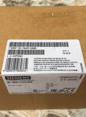 非实价议价议价ET-200SP IM151-7CPU 6ES7151-7AA21-0AB0非实价议