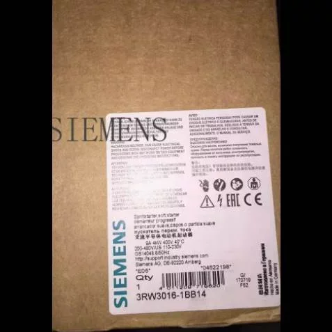 非实价议价议价SIRIUS软起动器S00 17.6A 7.5kW/400V 3RW3018-1BB