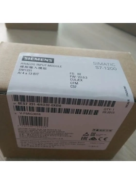 非实价议价议价6ES7231-4HD32-0XB0/OXBOSM 1231模拟输入模块 AI