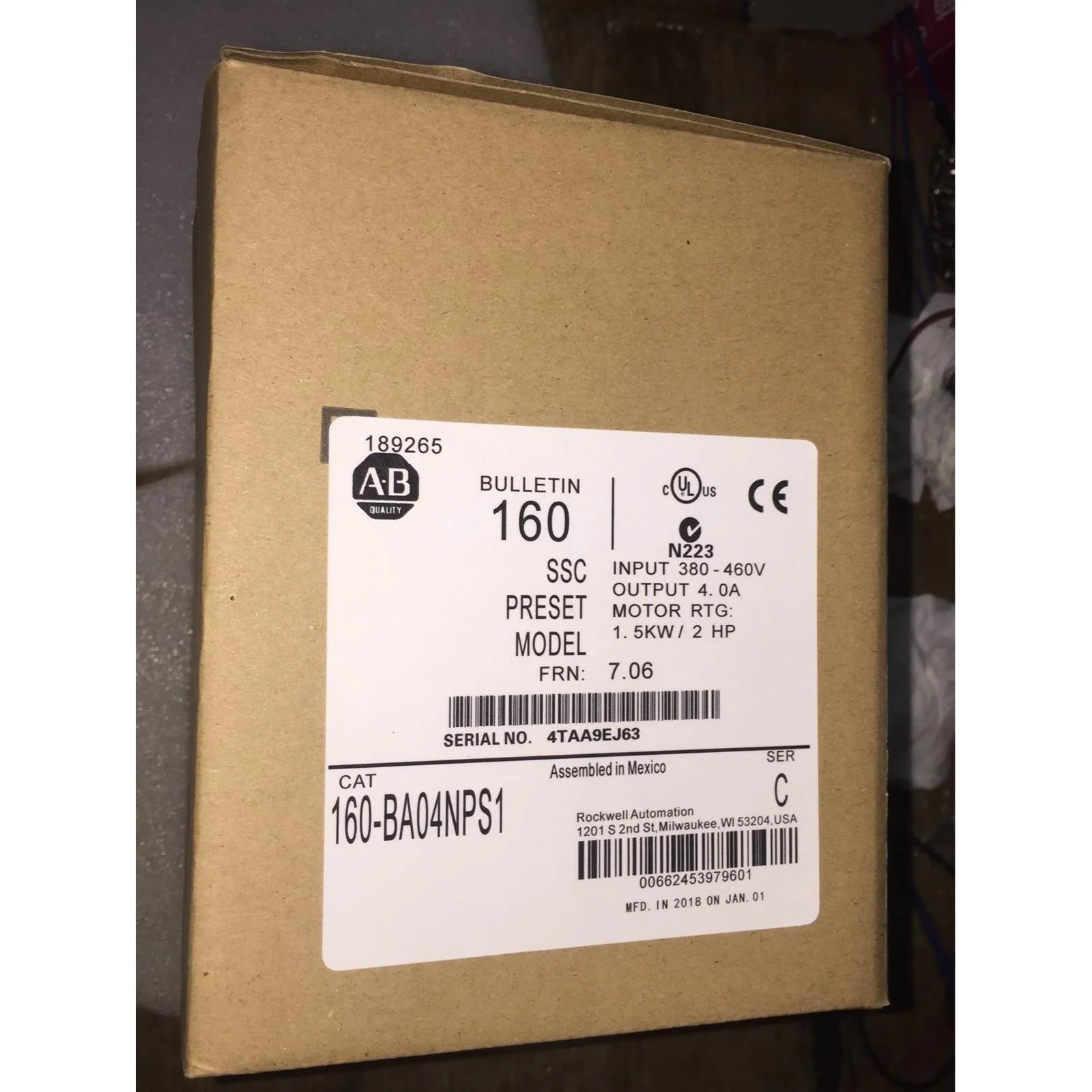 非实价议价议价AB变频器 160-BA04NPS1 现货 160-BA04NPS1P1 看描