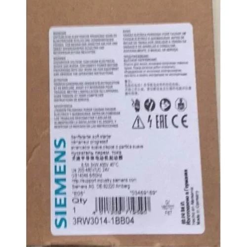 非实价议价议价3RW3014-1BB04 SIRIUS软起动器S00 6.5A 3kW非实价