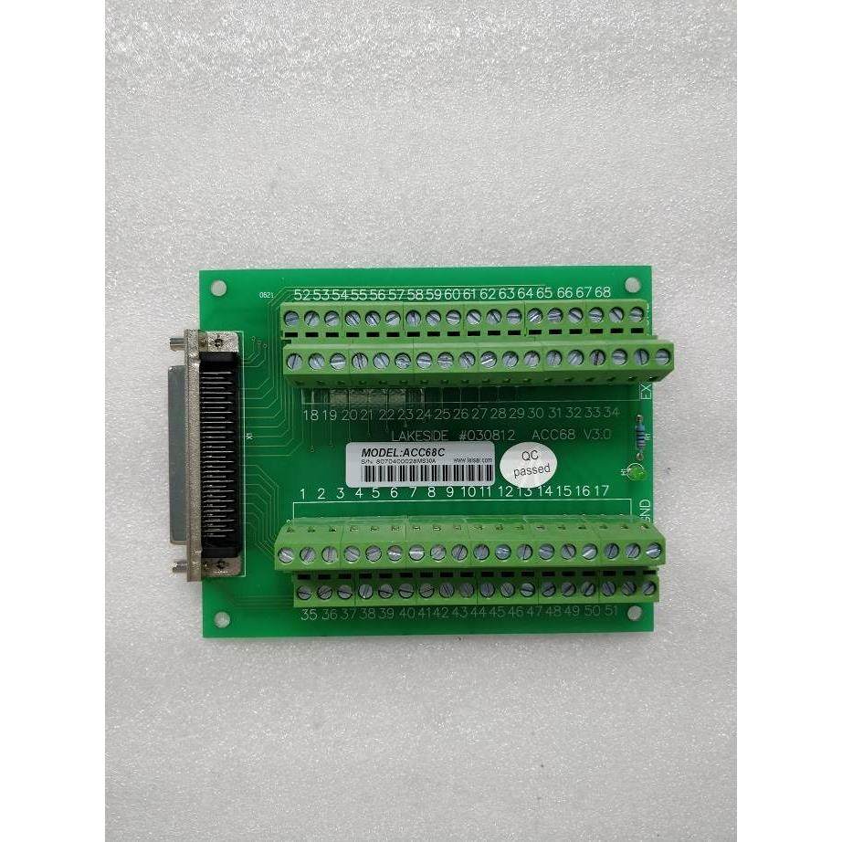 非实价议价议价 ACC68C V3.0 运动控制卡端子板 全新非实价议价议