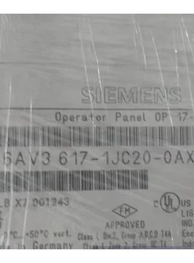 非实价议价议价未拆封OP17/DP12操作面板6AV3617-3688-1JC30-3ED1