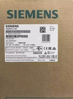 非实价议价议价6SL3210-5FB10-1UA2V900.1KWV200伺服驱动6SL32105