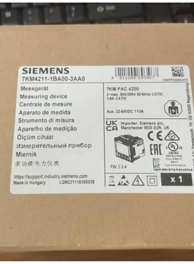 非实价议价议价7KM4211-1BA00-3AA0PAC4200电力仪表模块7KM42111B