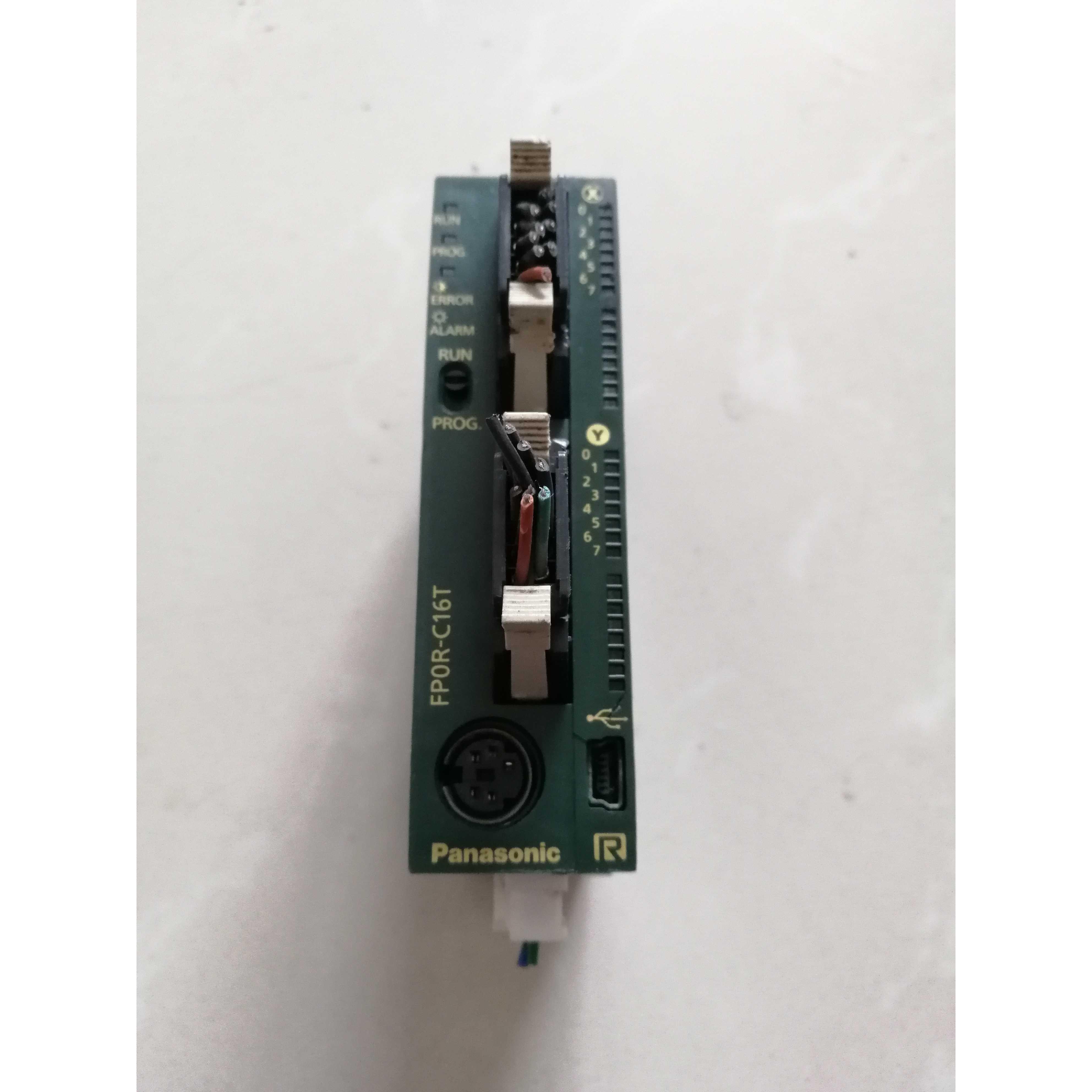 非实价议价议价拆机二手实图 底扣破损 松下PLC模块AFP0RC16T FP0