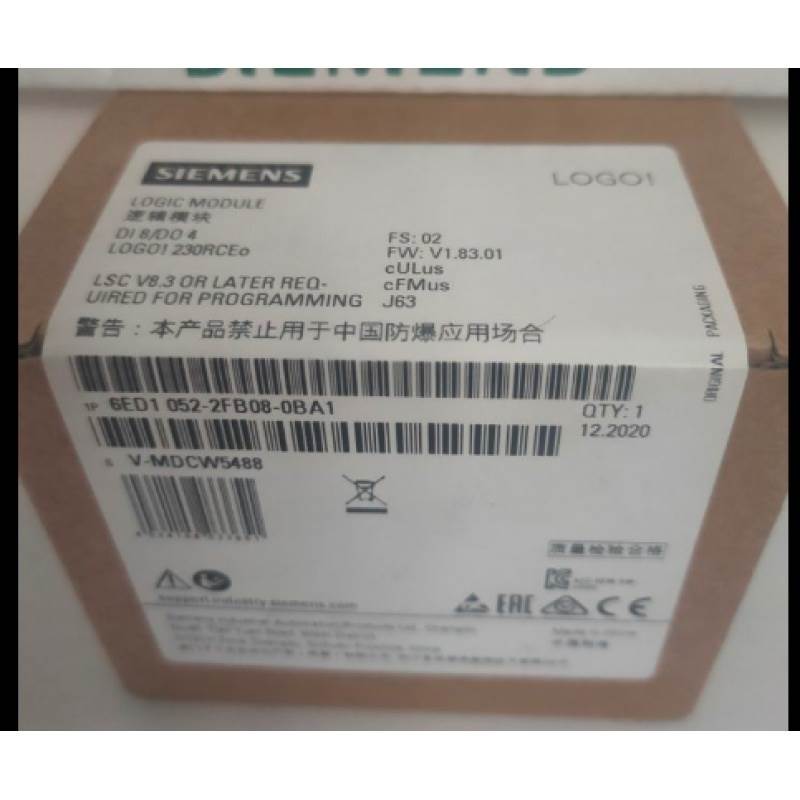 非实价议价议价6ED1052-2HB08-OBA1 LOGO! 24RCEO AC逻辑模块6ED1