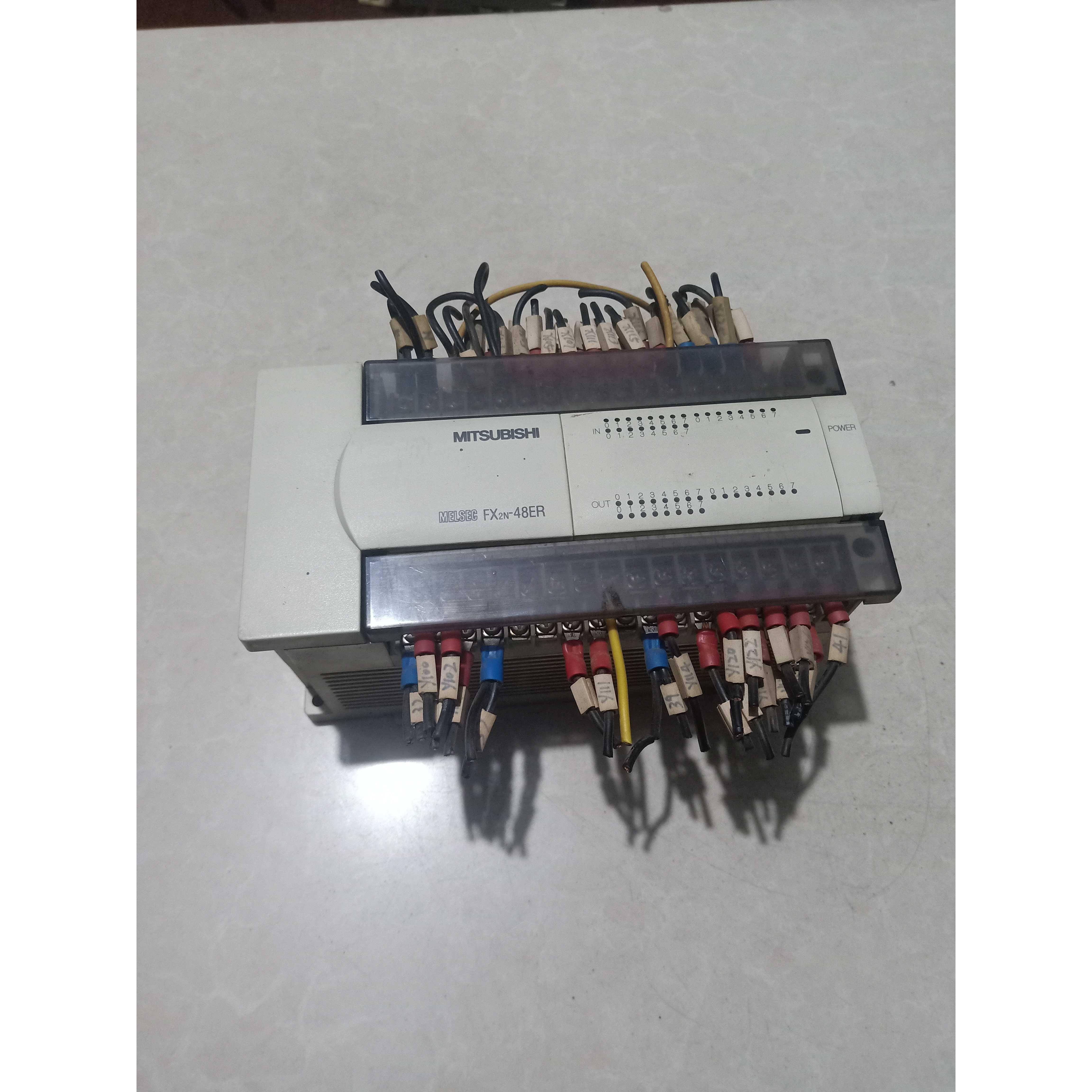 非实价议价议价三菱PLC控制器模块FX2N-48ER 48ER原装正品 拆机二